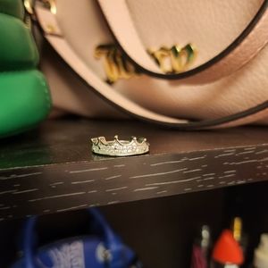 Authentic sterling silver crown ring